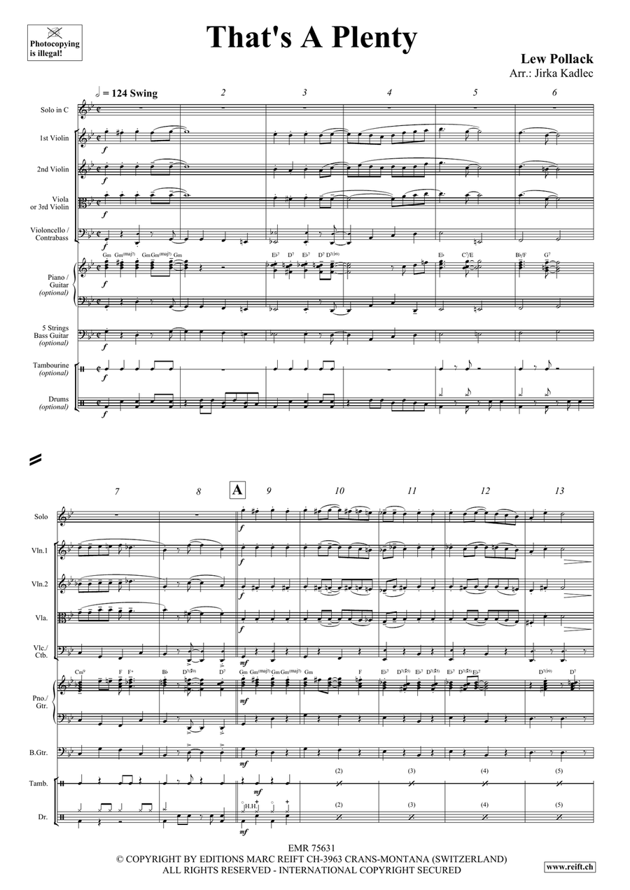 That's A Plenty That's A Plenty Bassoon scores gallery preview page 3