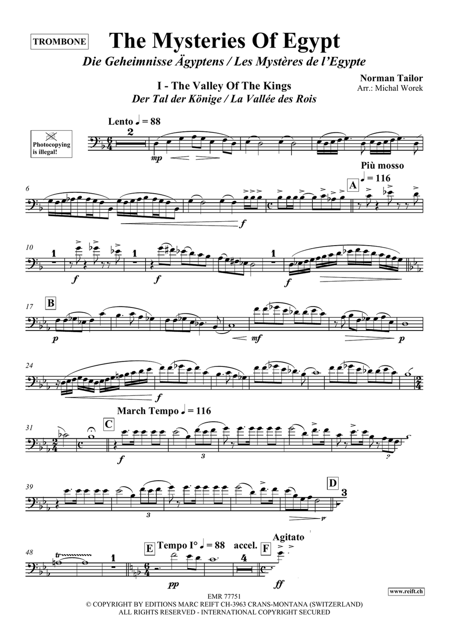 The Mysteries Of Egypt The Mysteries Of Egypt Piano Accompaniment scores gallery preview page 4