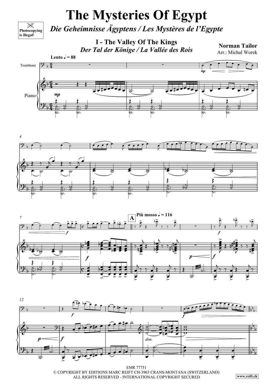 The Mysteries Of Egypt The Mysteries Of Egypt Piano Accompaniment scores gallery preview page 5