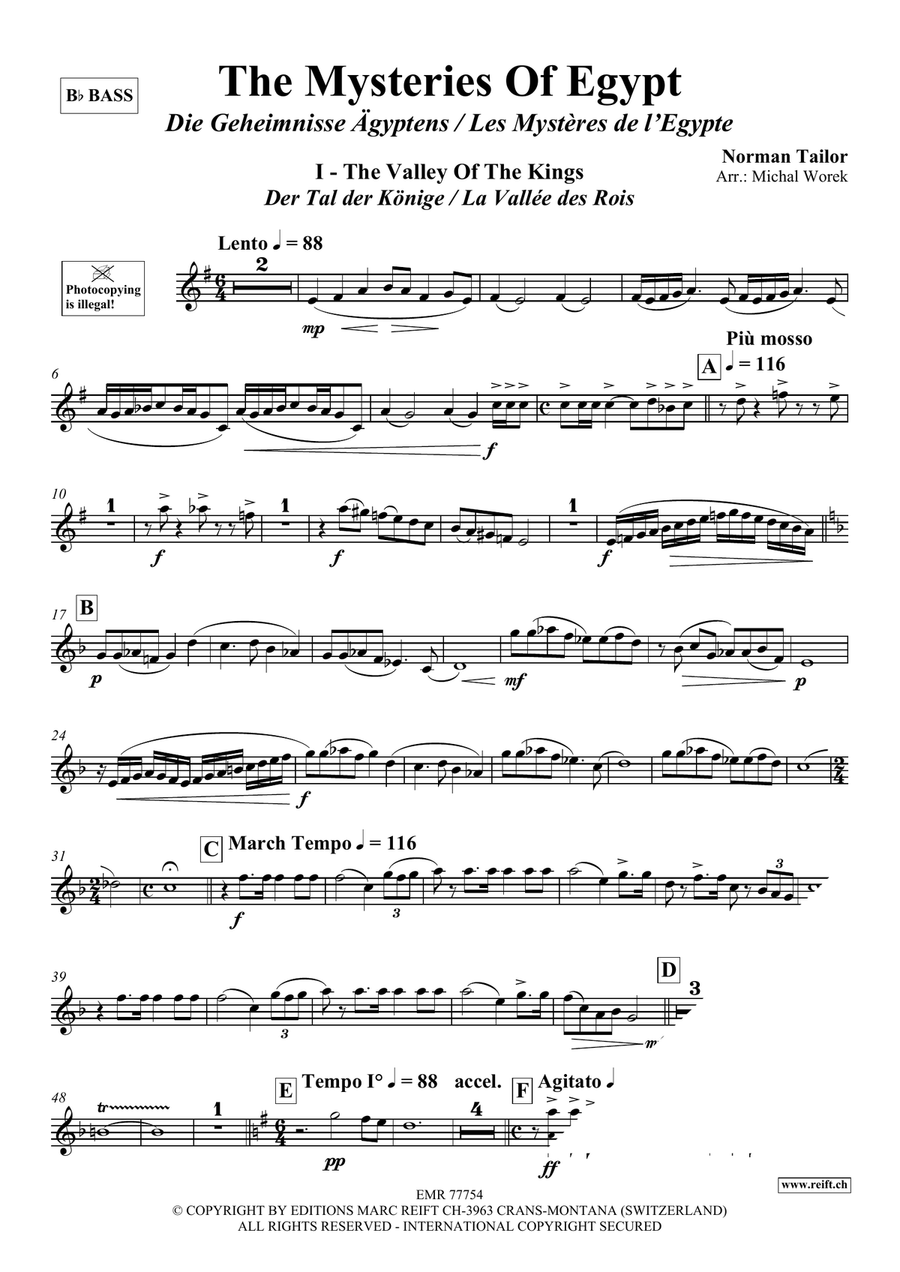 The Mysteries Of Egypt The Mysteries Of Egypt Voice Solo scores gallery preview page 4