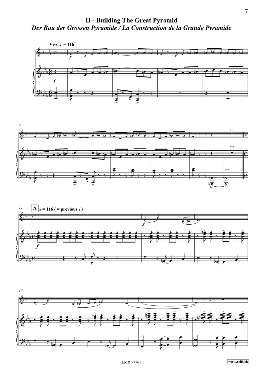 The Mysteries Of Egypt The Mysteries Of Egypt Bass Clarinet scores gallery preview page 7