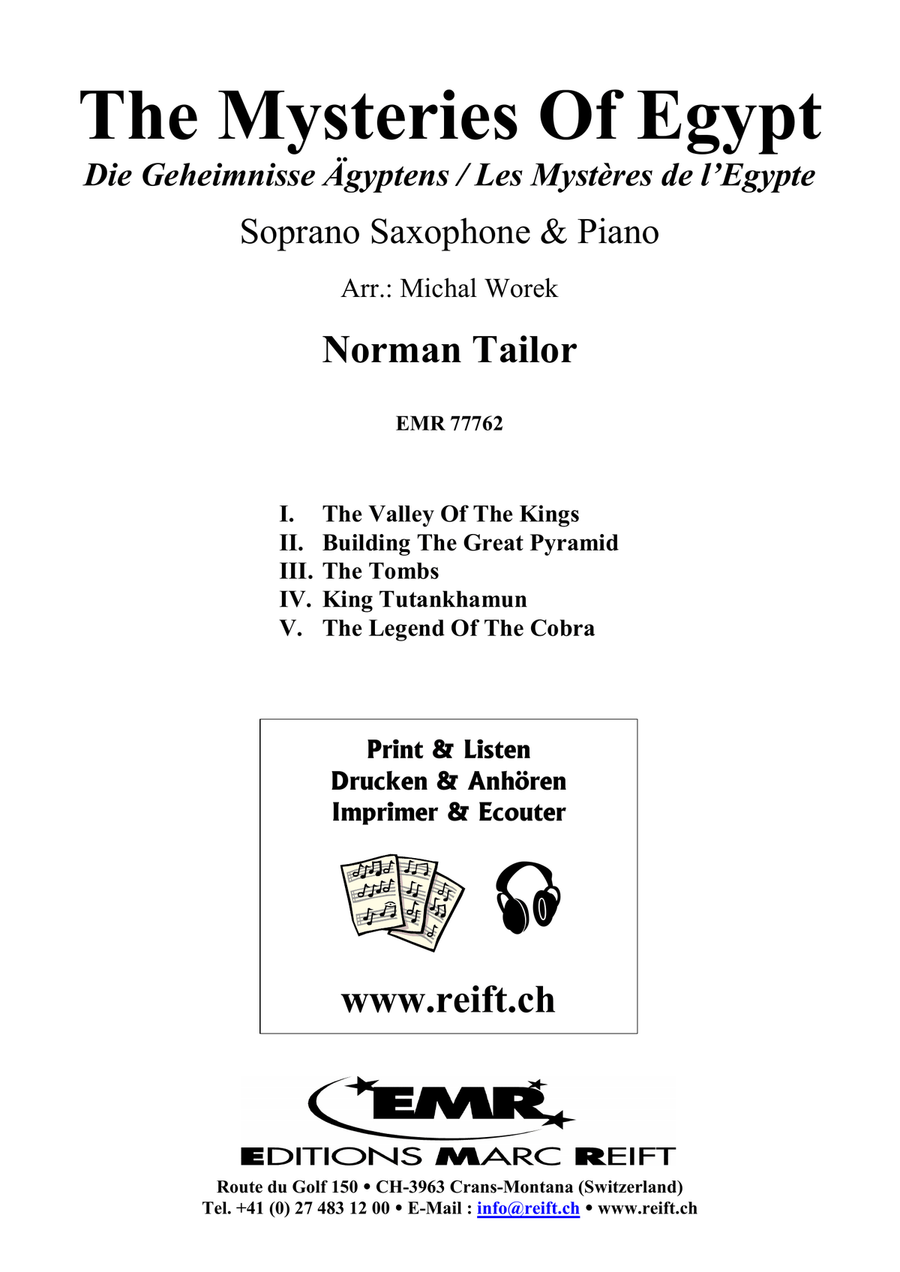 The Mysteries Of Egypt The Mysteries Of Egypt Soprano Saxophone scores gallery preview page 2