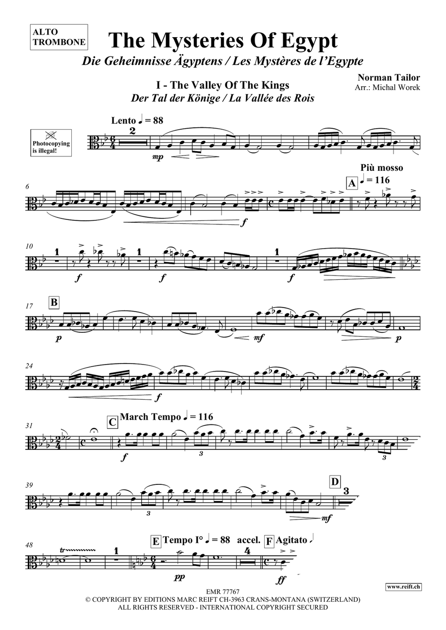The Mysteries Of Egypt The Mysteries Of Egypt Piano Accompaniment scores gallery preview page 4