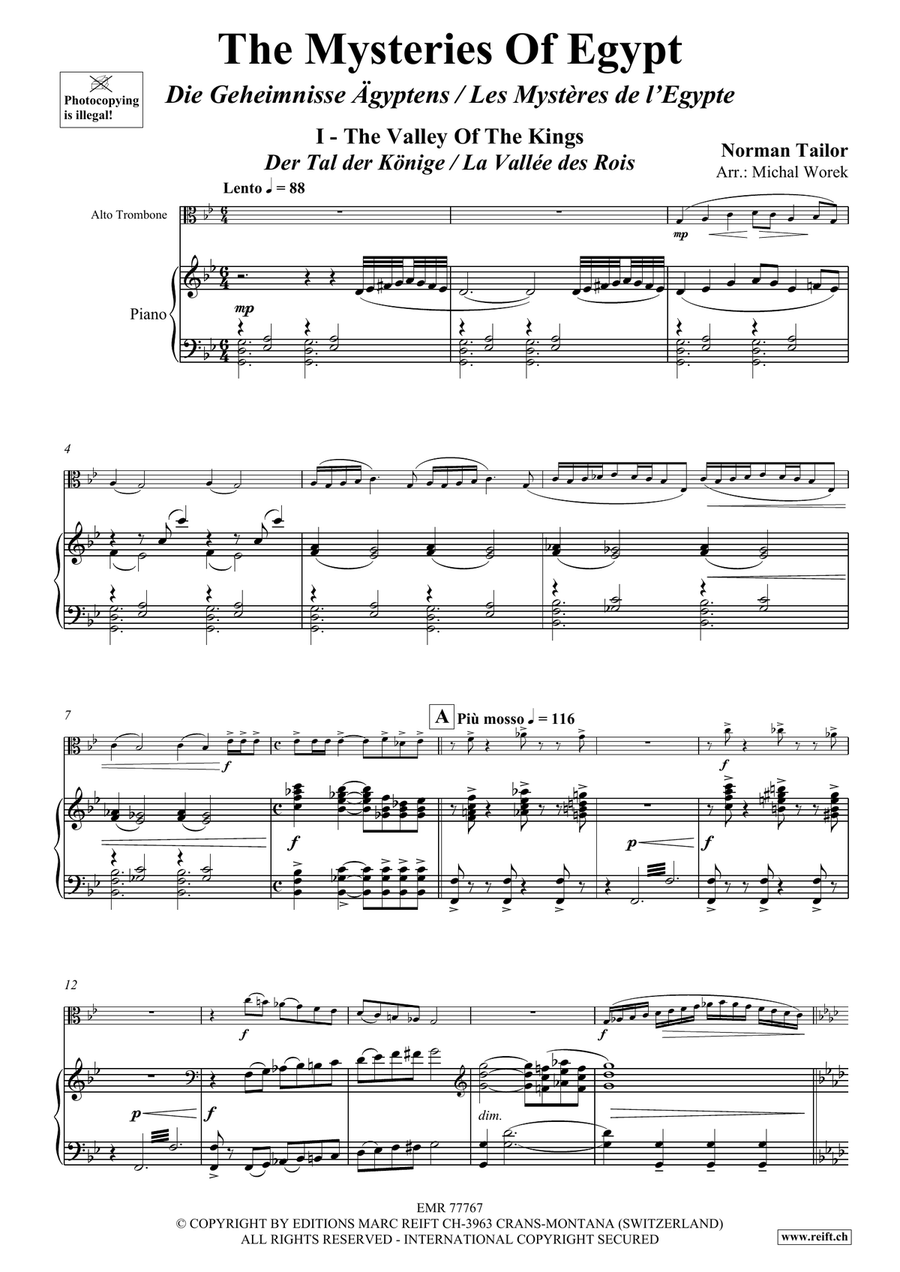 The Mysteries Of Egypt The Mysteries Of Egypt Piano Accompaniment scores gallery preview page 5
