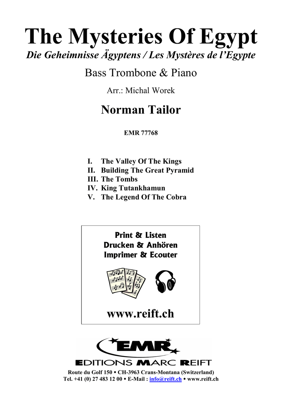 The Mysteries Of Egypt The Mysteries Of Egypt Bass Trombone scores gallery preview page 2