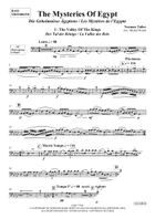 The Mysteries Of Egypt Bass Trombone scores gallery preview page 4