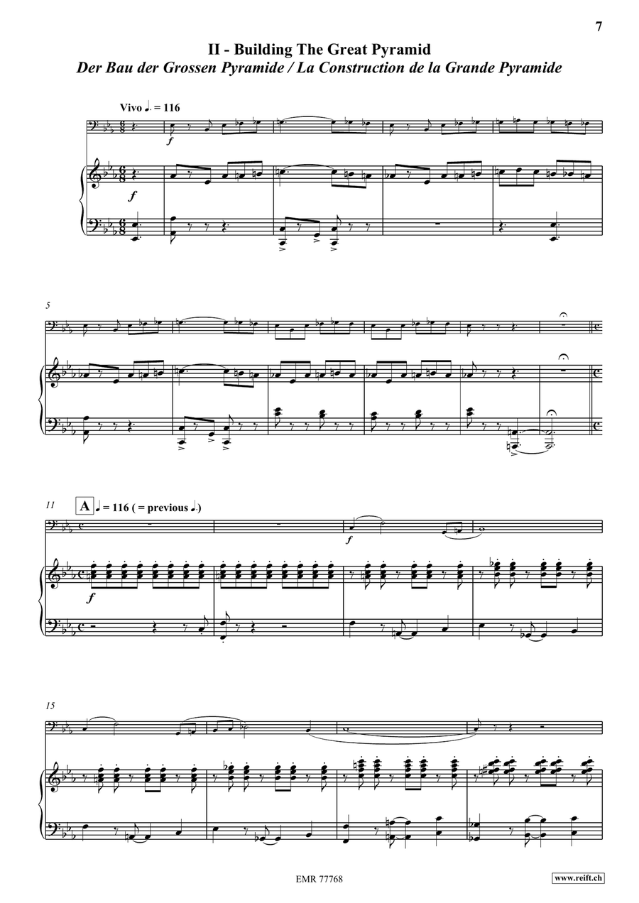 The Mysteries Of Egypt The Mysteries Of Egypt Bass Trombone scores gallery preview page 7