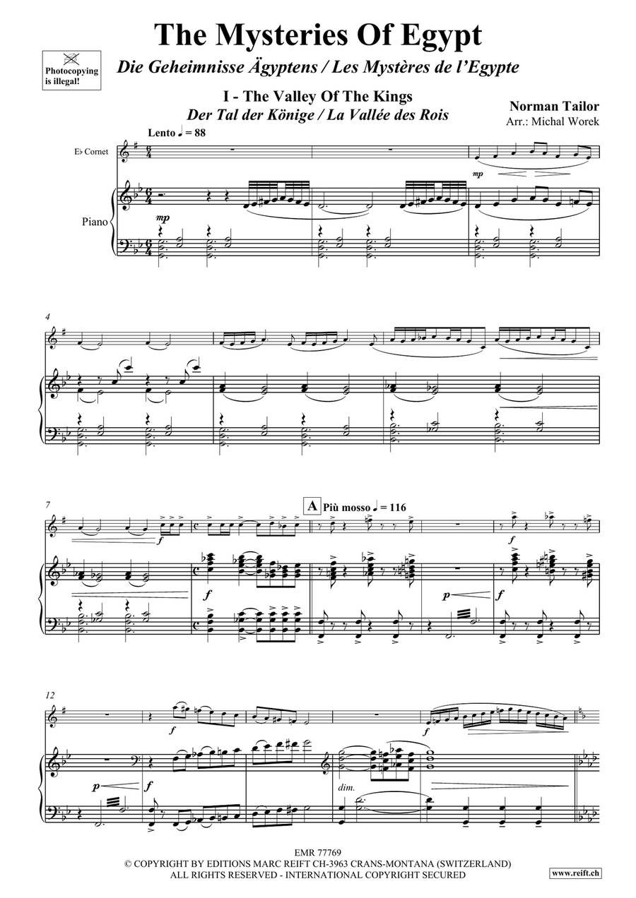 The Mysteries Of Egypt The Mysteries Of Egypt Cornet scores gallery preview page 5