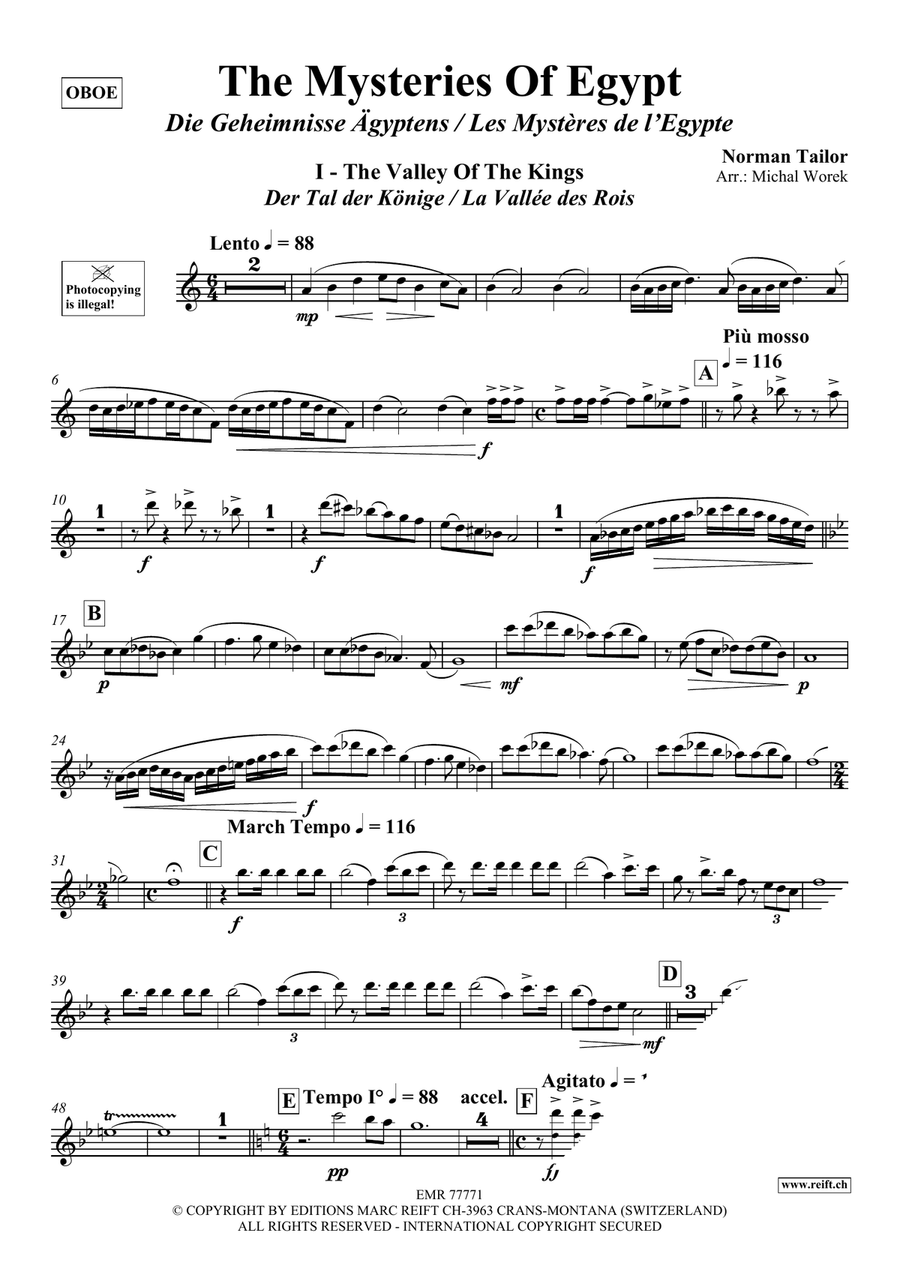 The Mysteries Of Egypt The Mysteries Of Egypt Piano Accompaniment scores gallery preview page 4