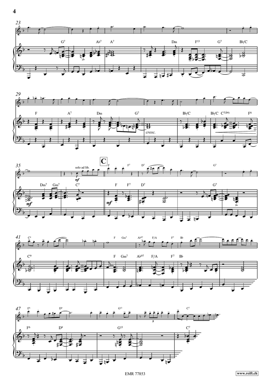 Indiana by Jirka Kadlec Piccolo - Sheet Music page 5