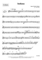 Indiana Soprano Saxophone scores gallery preview page 3