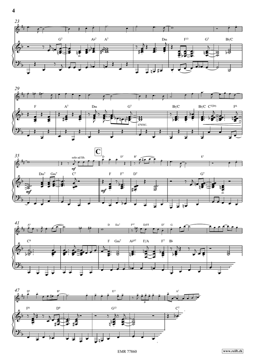 Indiana by Jirka Kadlec Alto Saxophone - Sheet Music page 5