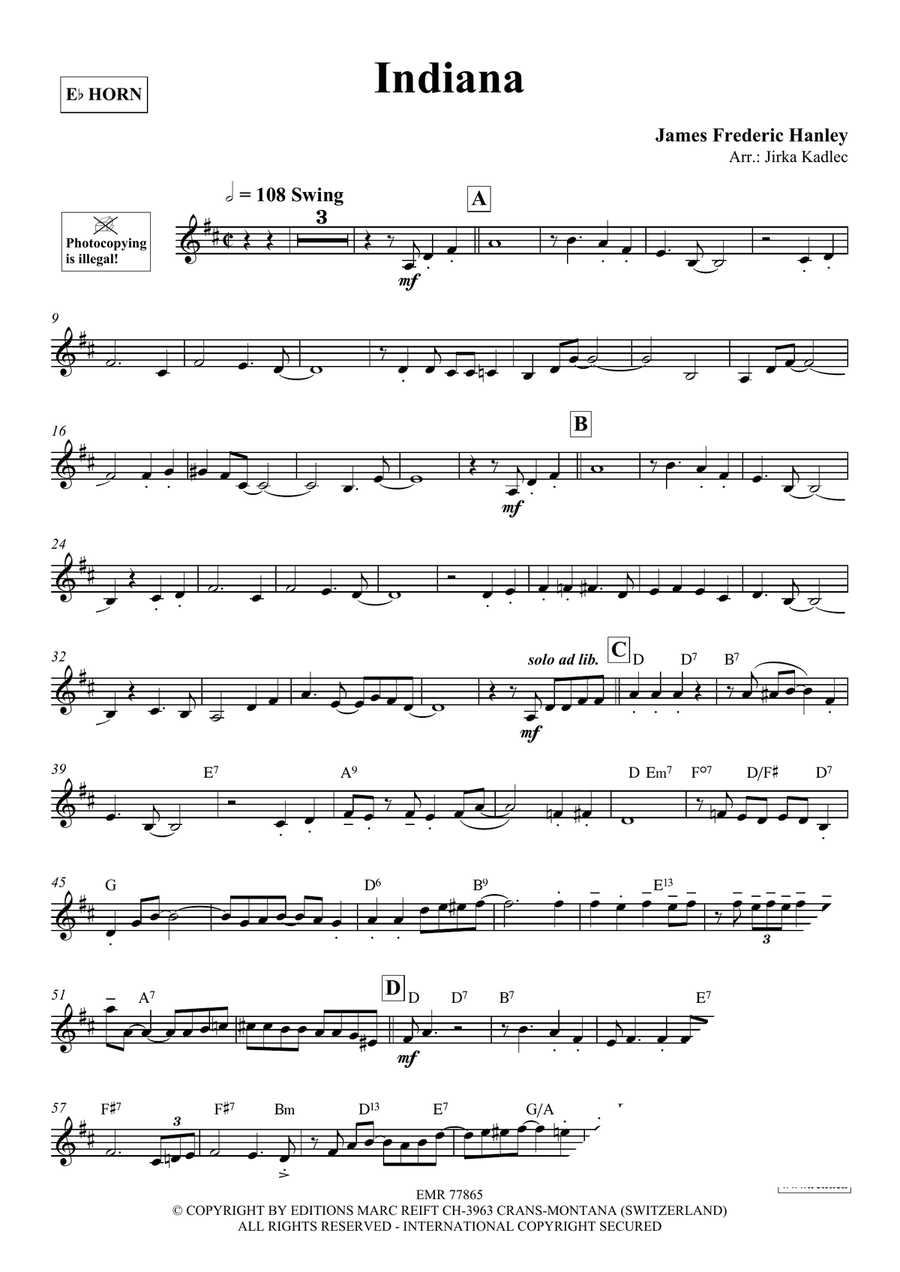 Indiana Indiana Horn scores gallery preview page 3