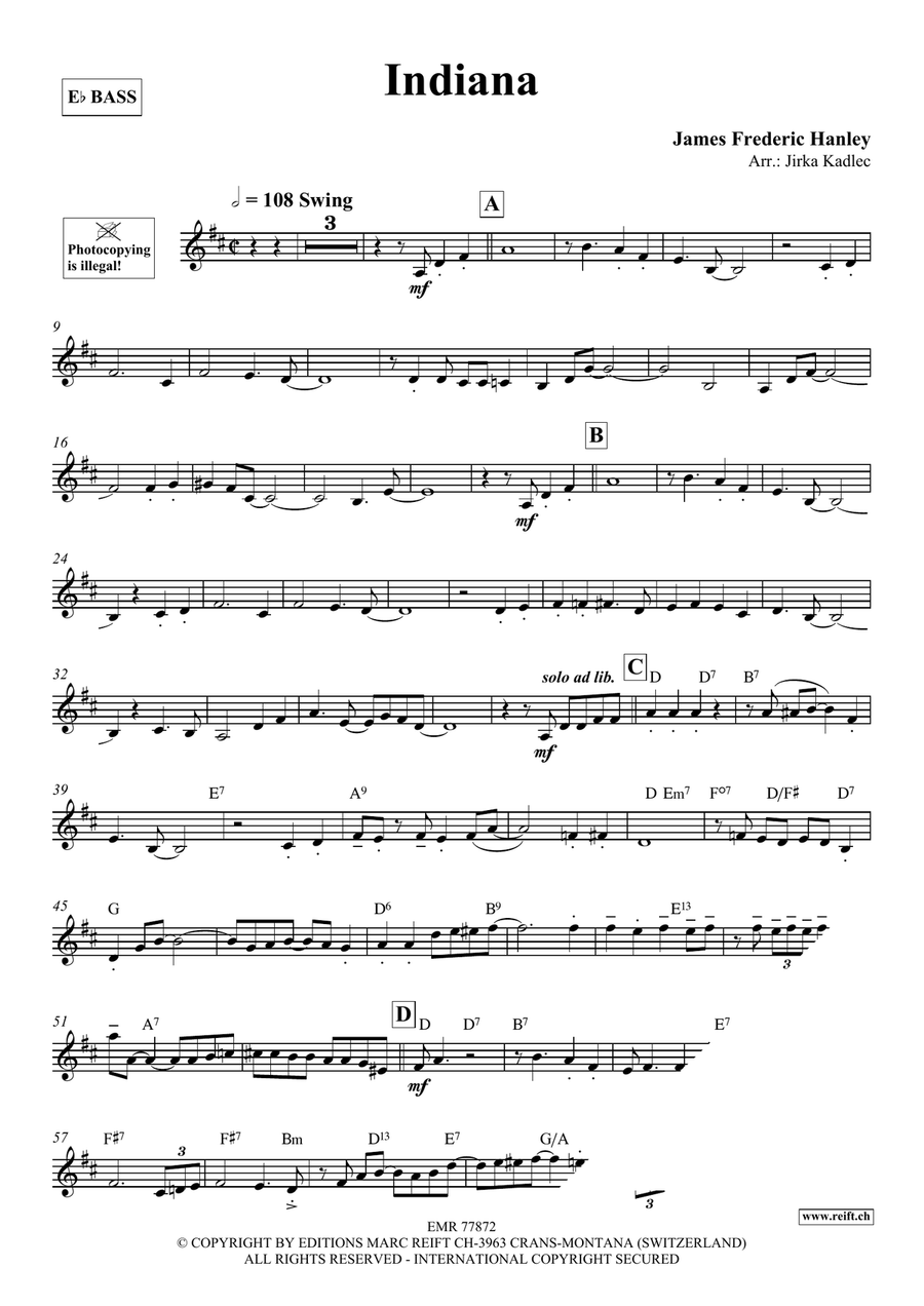 Indiana Indiana Voice Solo scores gallery preview page 3