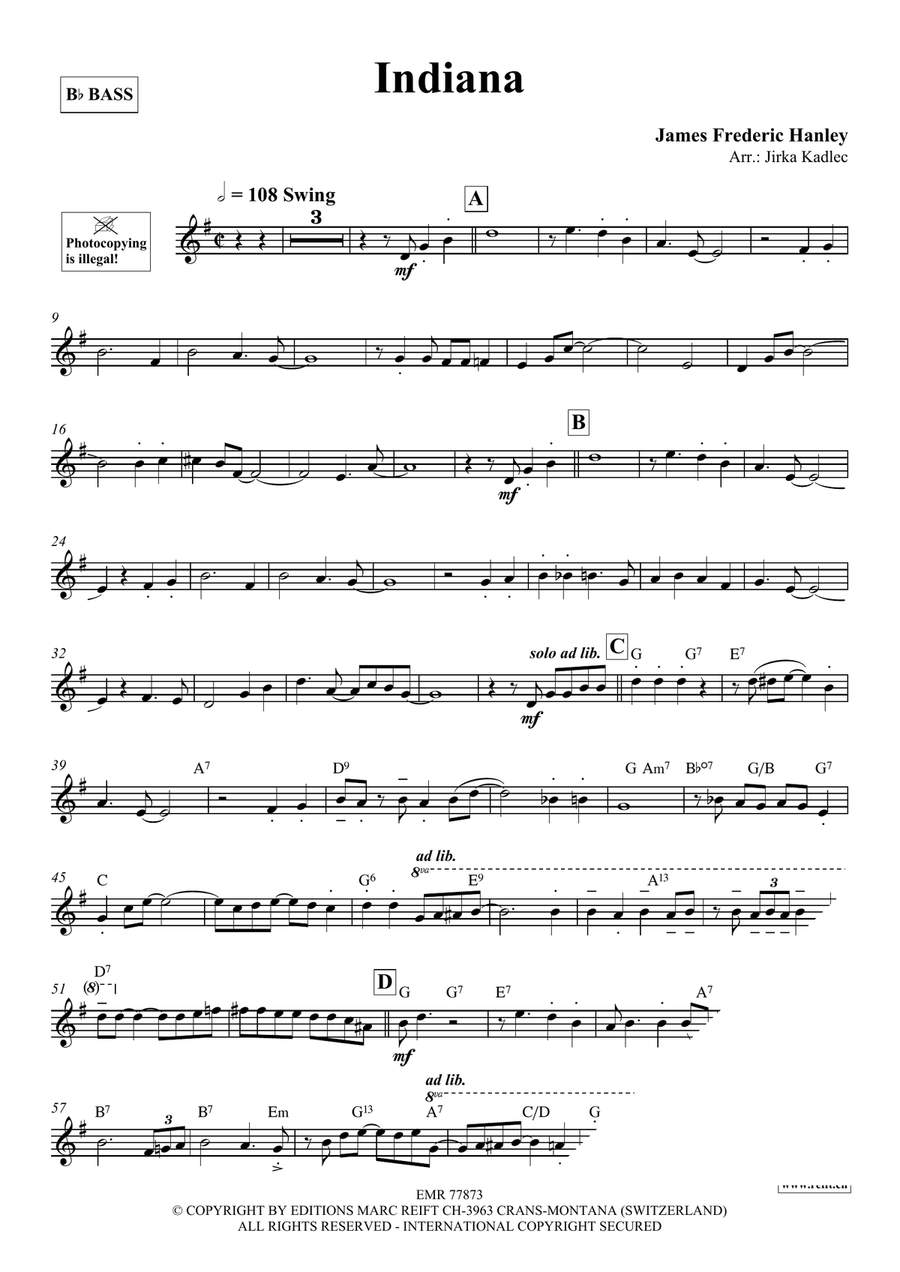 Indiana Indiana Voice Solo scores gallery preview page 3