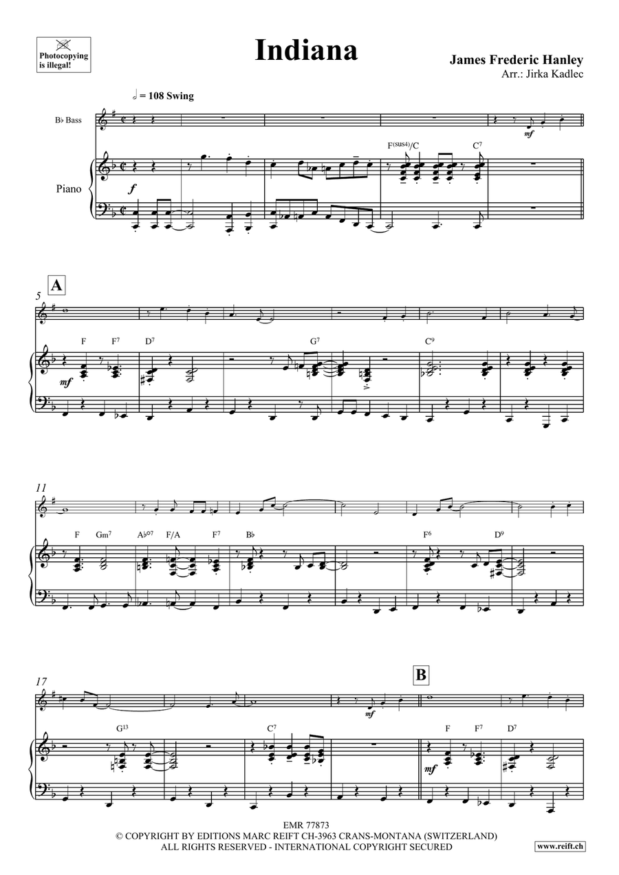Indiana Indiana Voice Solo scores gallery preview page 4