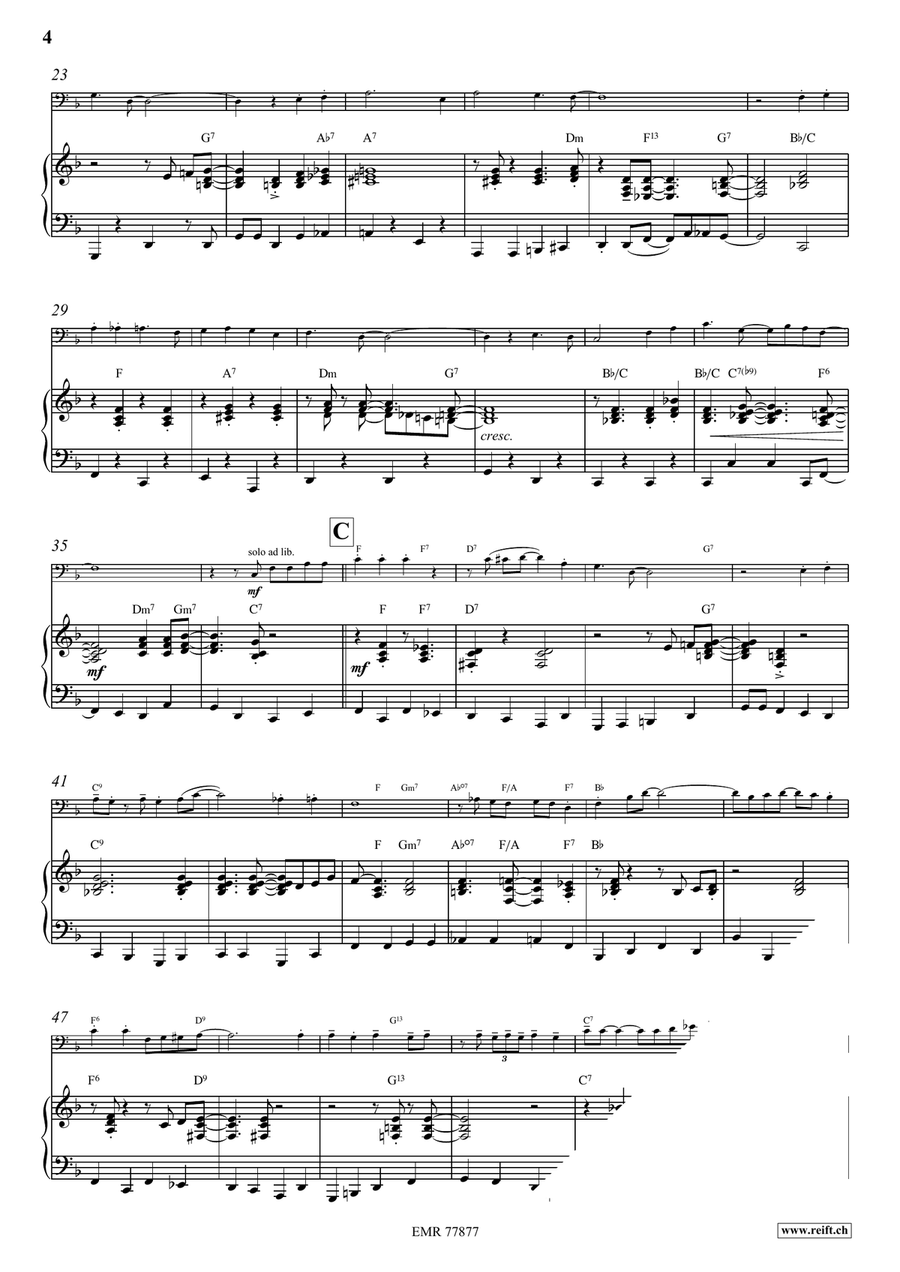 Indiana Indiana Double Bass scores gallery preview page 5
