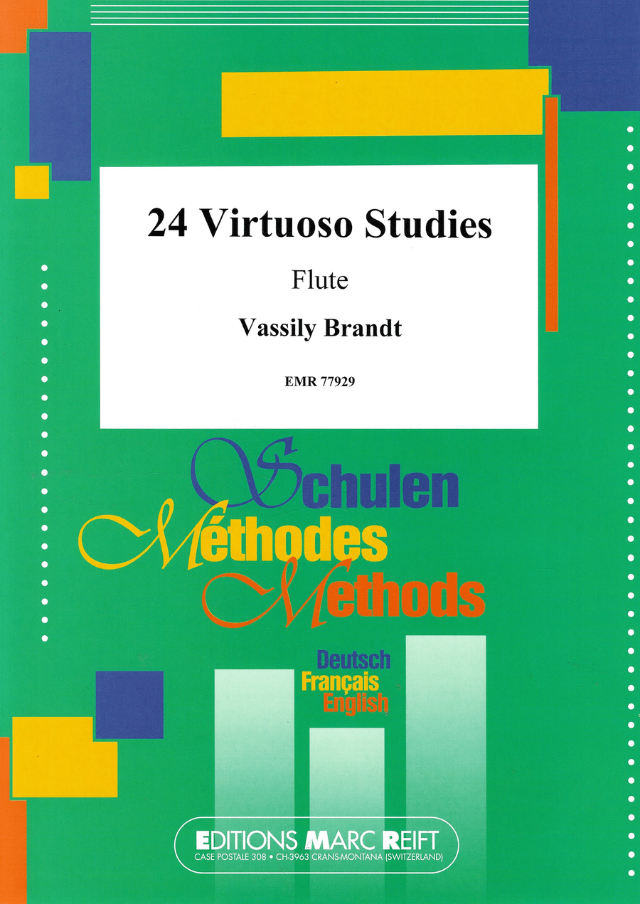24 Virtuoso Studies 24 Virtuoso Studies Flute Solo scores gallery preview page 1