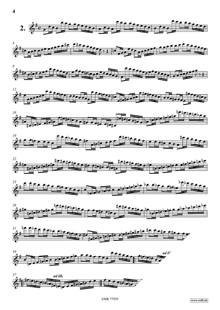 24 Virtuoso Studies 24 Virtuoso Studies Flute Solo scores gallery preview page 4