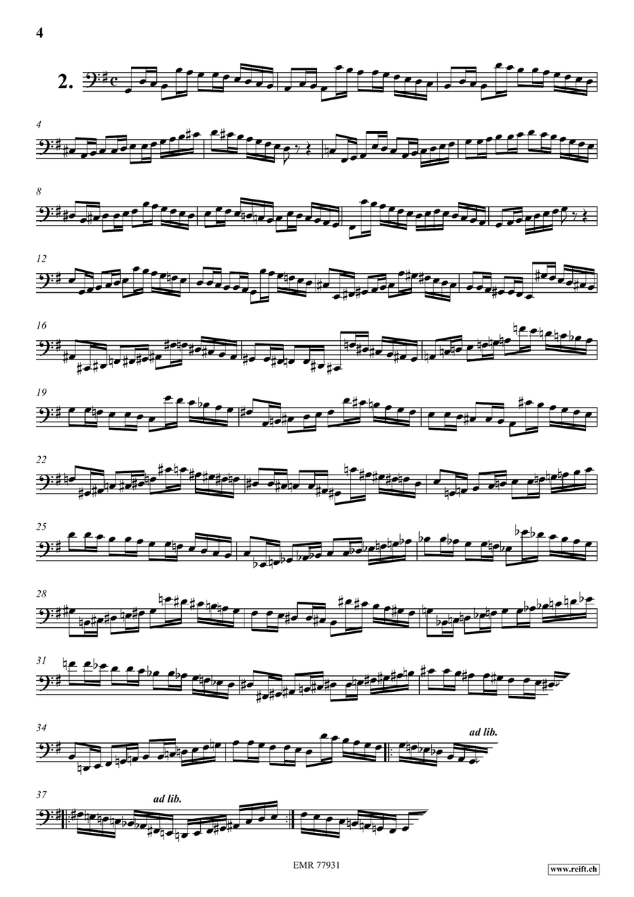 24 Virtuoso Studies 24 Virtuoso Studies Bassoon Solo scores gallery preview page 4