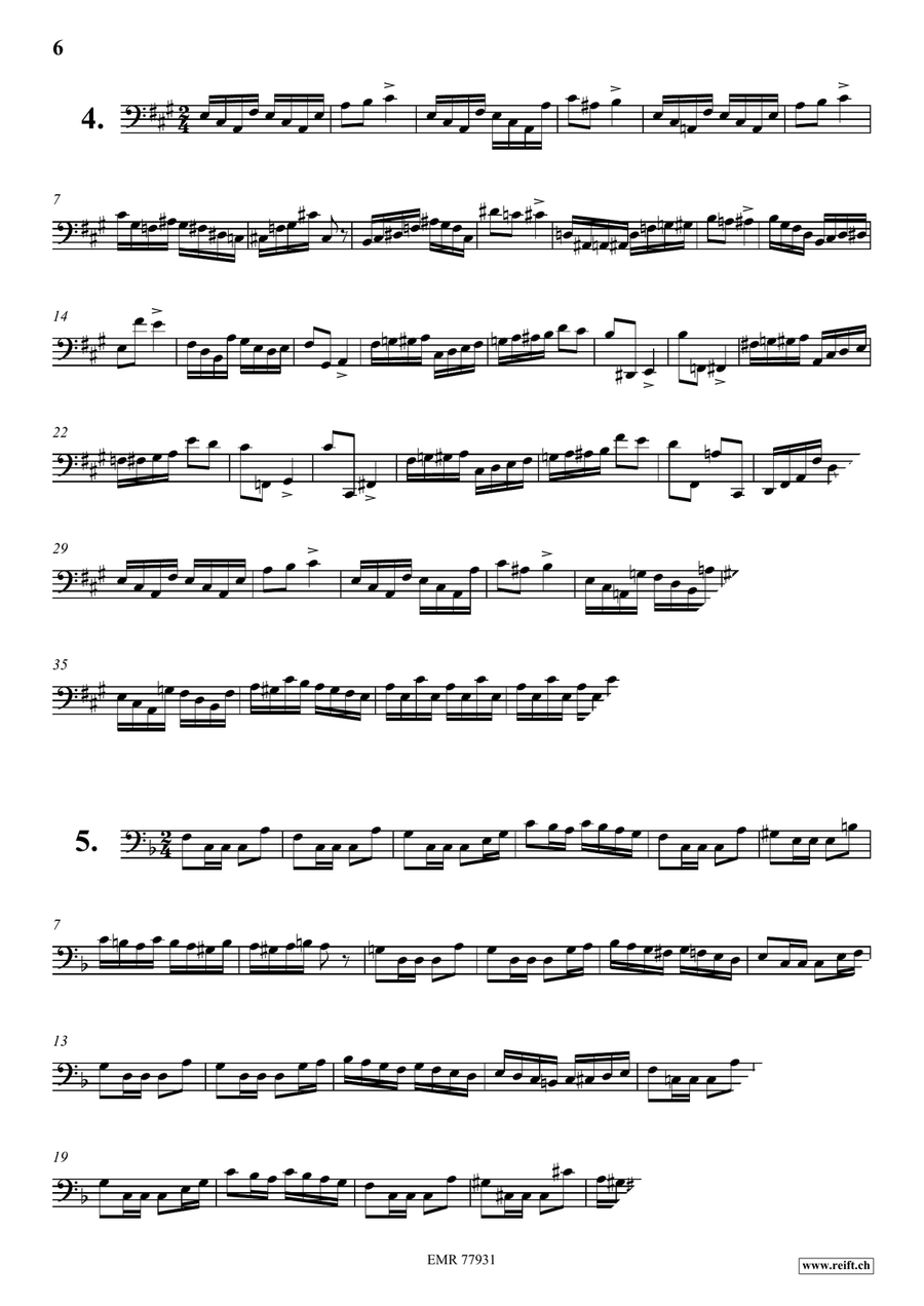 24 Virtuoso Studies 24 Virtuoso Studies Bassoon Solo scores gallery preview page 6