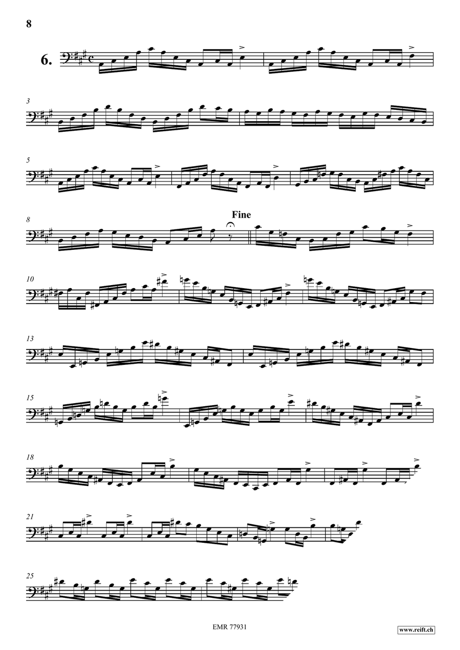 24 Virtuoso Studies 24 Virtuoso Studies Bassoon Solo scores gallery preview page 7