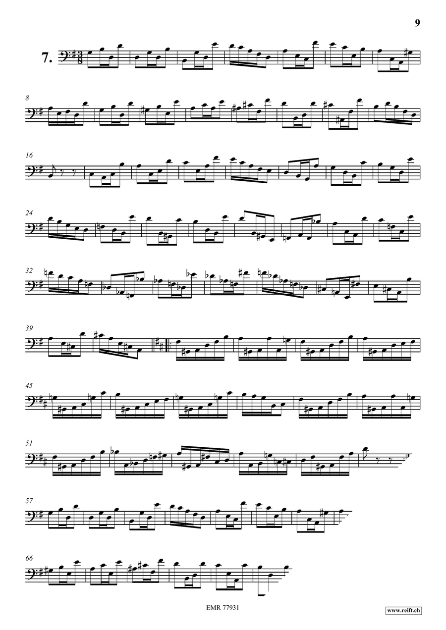 24 Virtuoso Studies 24 Virtuoso Studies Bassoon Solo scores gallery preview page 8