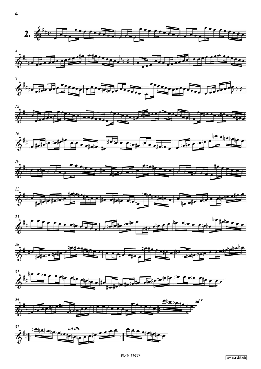 24 Virtuoso Studies 24 Virtuoso Studies Clarinet Solo scores gallery preview page 4