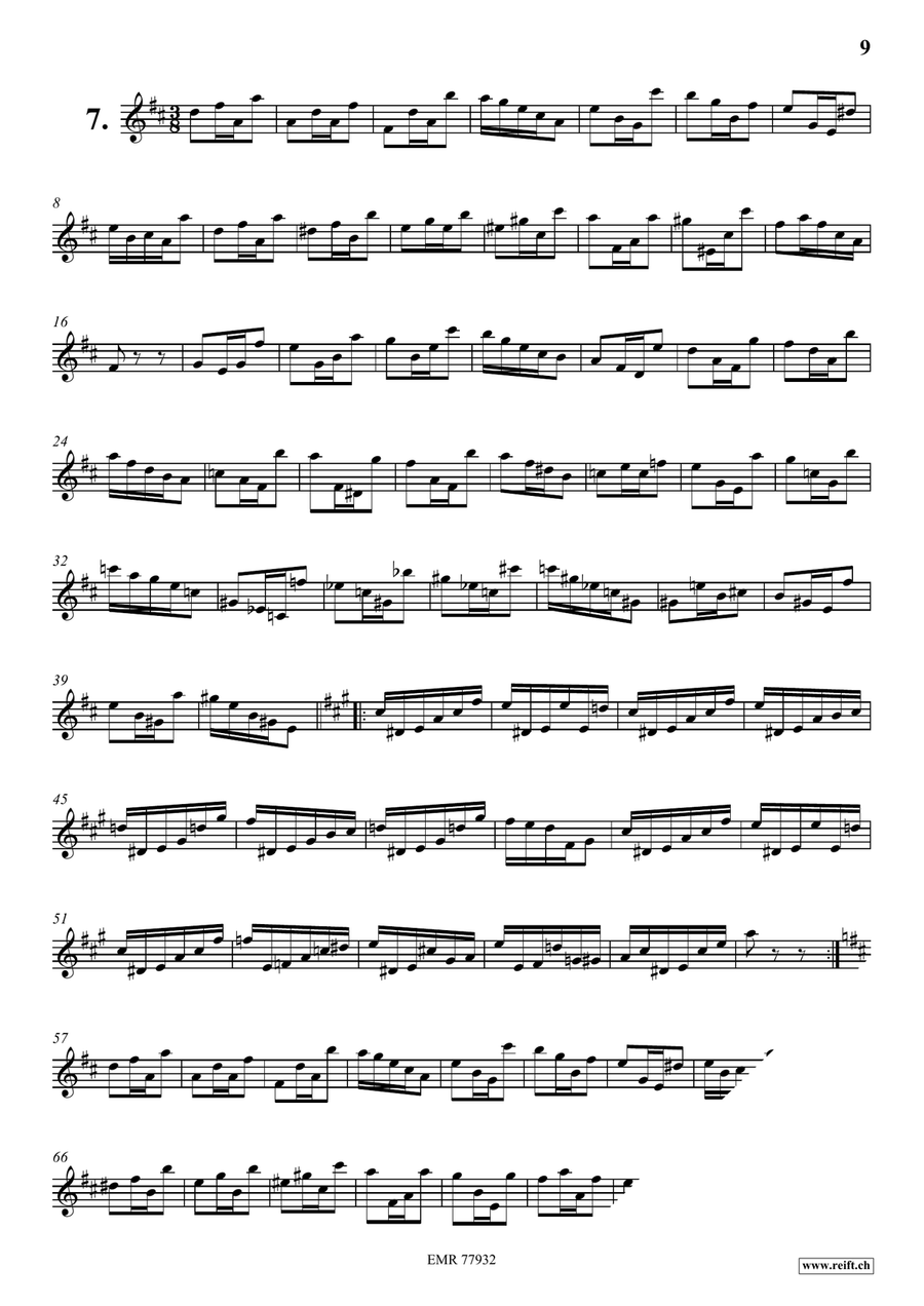 24 Virtuoso Studies 24 Virtuoso Studies Clarinet Solo scores gallery preview page 8