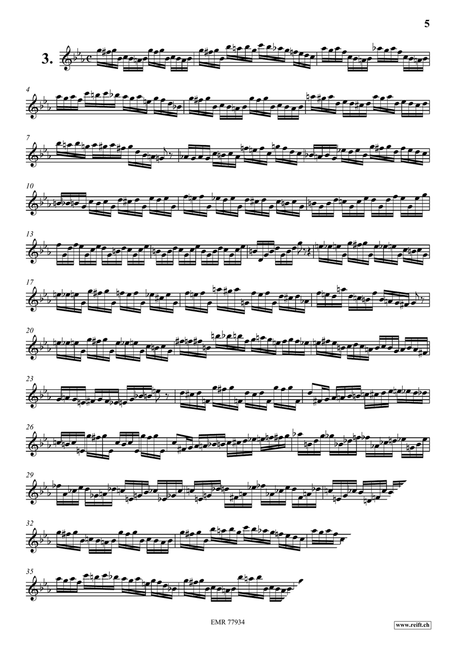 24 Virtuoso Studies 24 Virtuoso Studies Soprano Saxophone scores gallery preview page 5