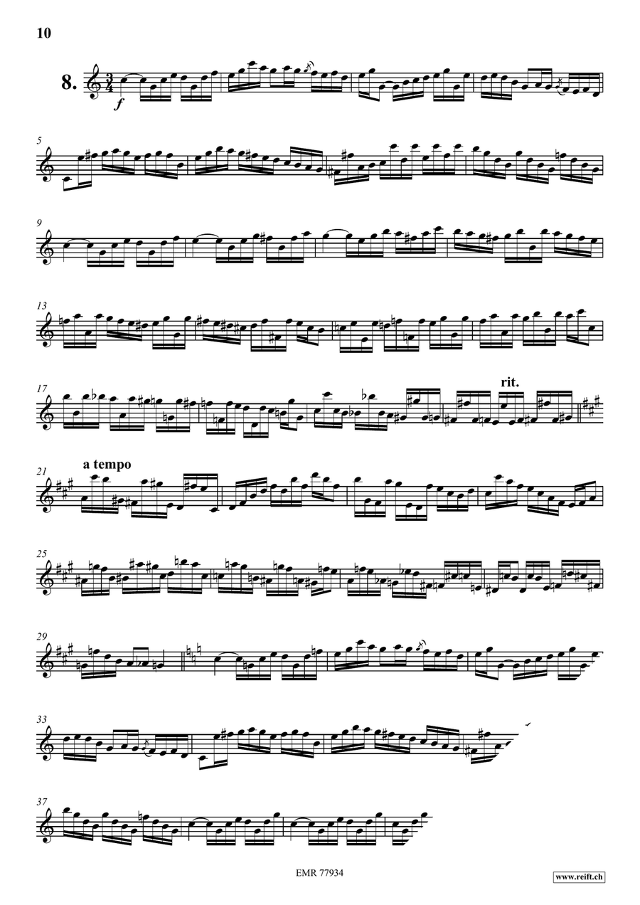 24 Virtuoso Studies 24 Virtuoso Studies Soprano Saxophone scores gallery preview page 9