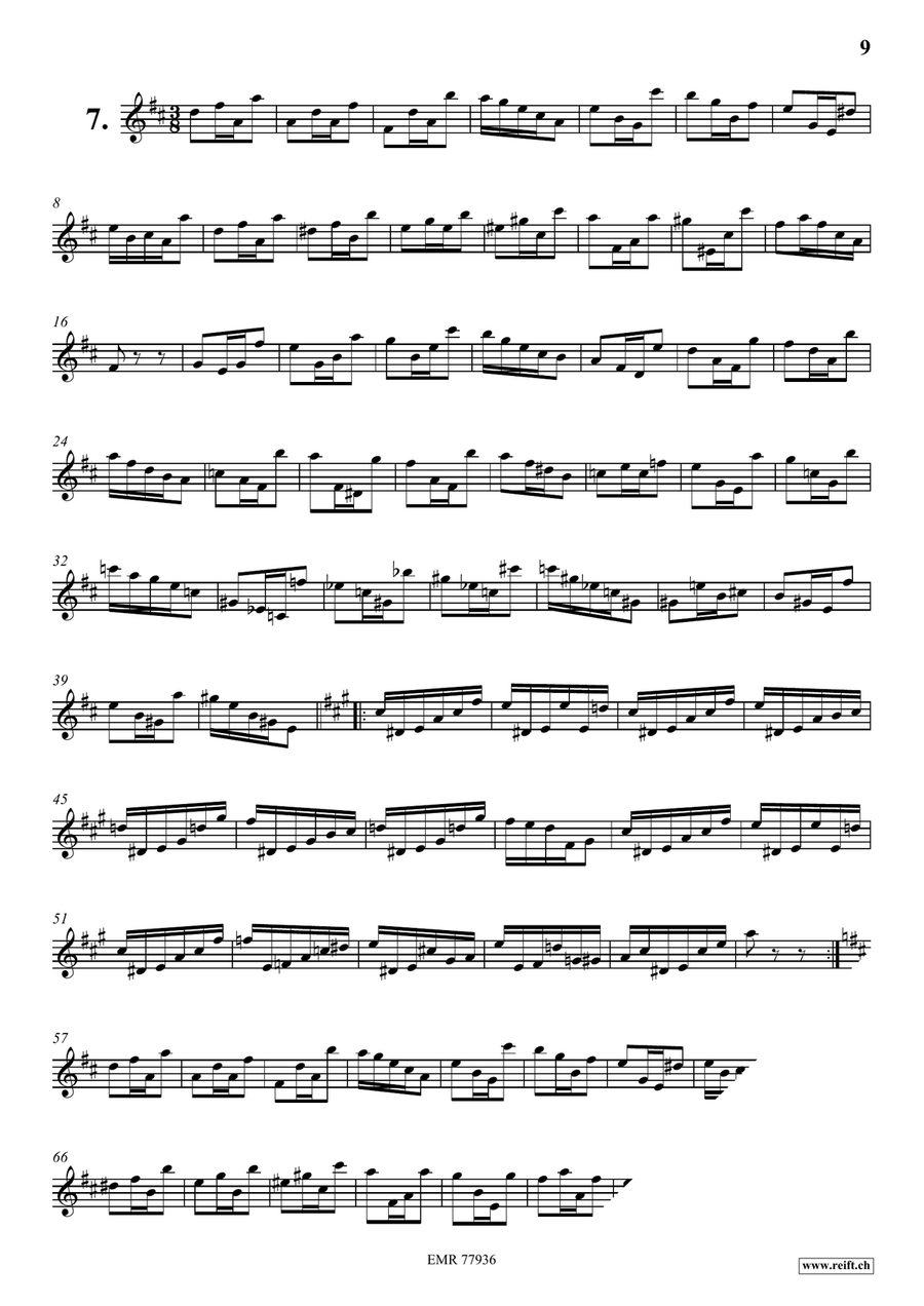 24 Virtuoso Studies 24 Virtuoso Studies Tenor Saxophone scores gallery preview page 8