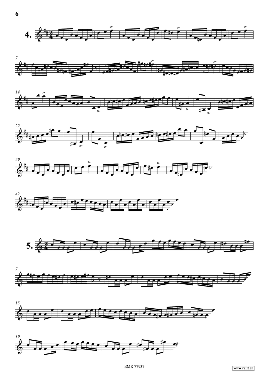 24 Virtuoso Studies 24 Virtuoso Studies Baritone Saxophone scores gallery preview page 6