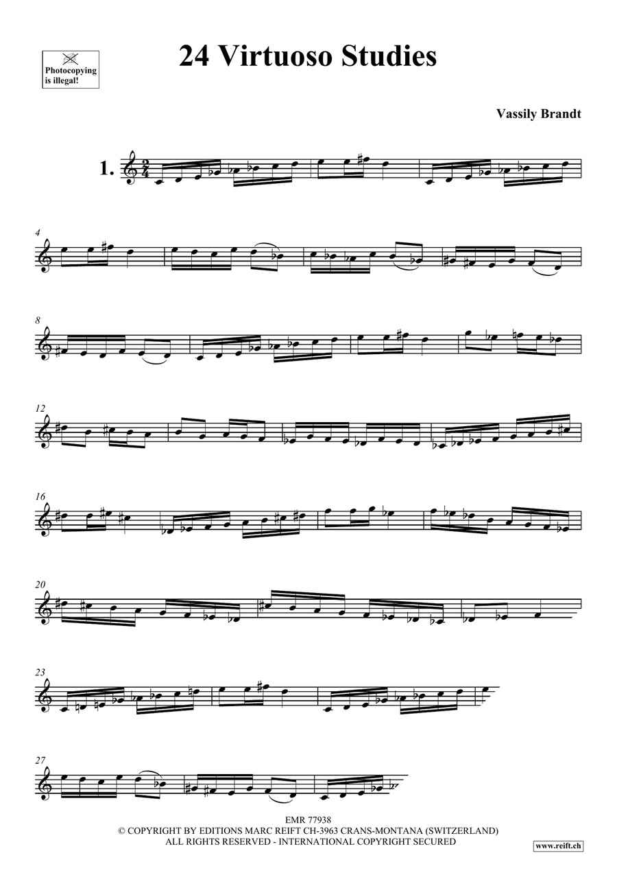 24 Virtuoso Studies 24 Virtuoso Studies Cornet scores gallery preview page 3