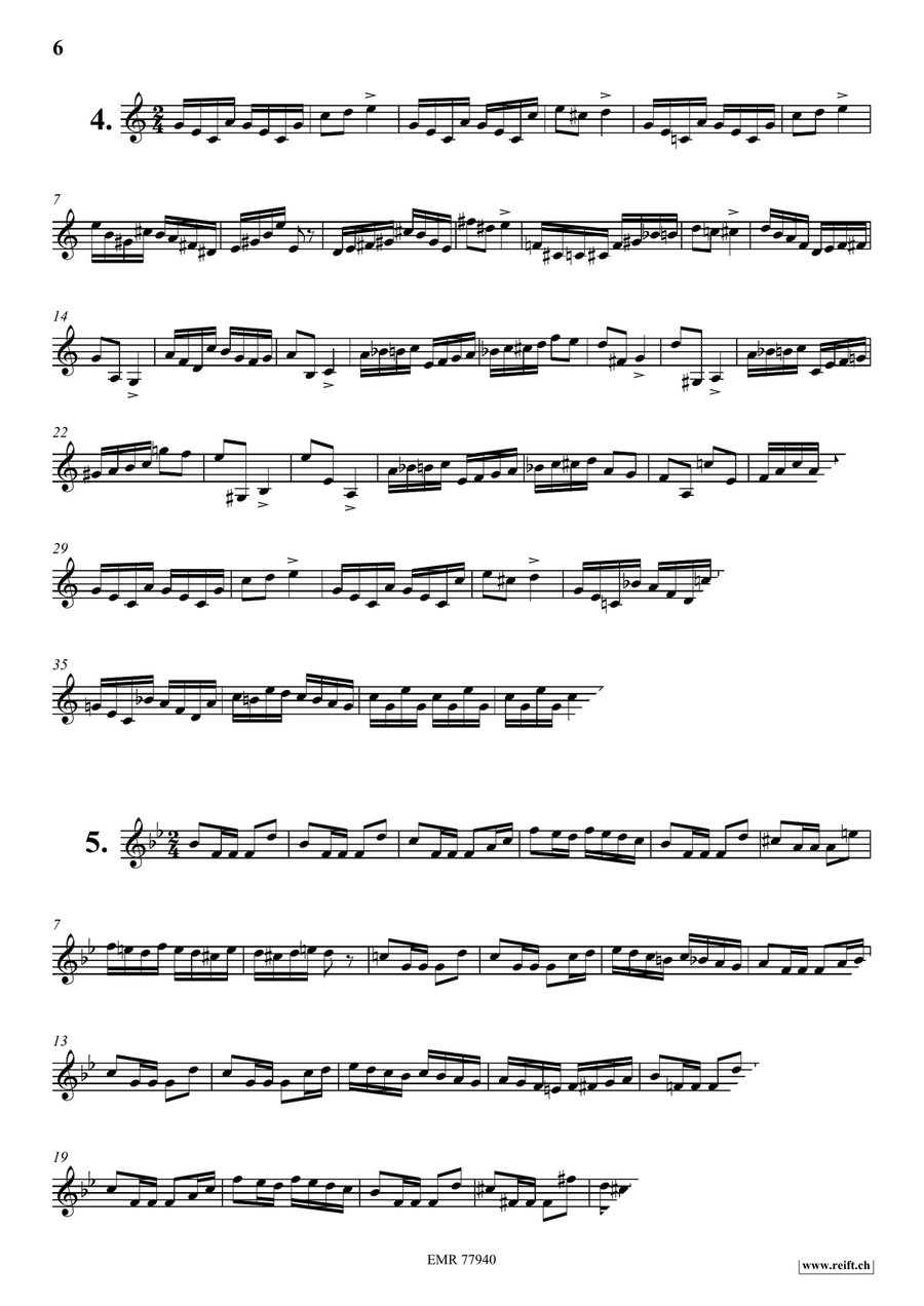 24 Virtuoso Studies 24 Virtuoso Studies Horn scores gallery preview page 6