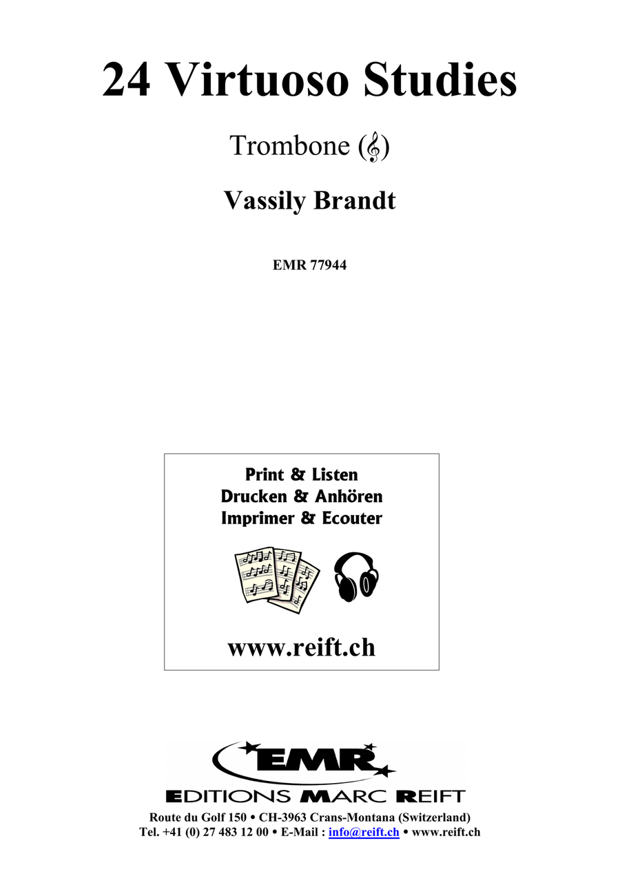 24 Virtuoso Studies 24 Virtuoso Studies Trombone scores gallery preview page 2