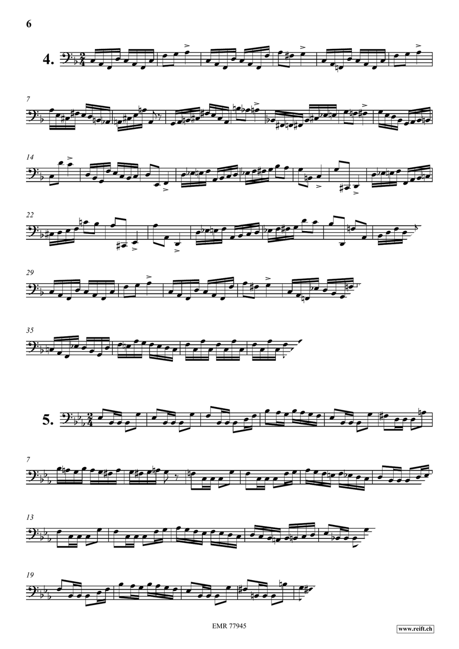 24 Virtuoso Studies 24 Virtuoso Studies Trombone scores gallery preview page 6