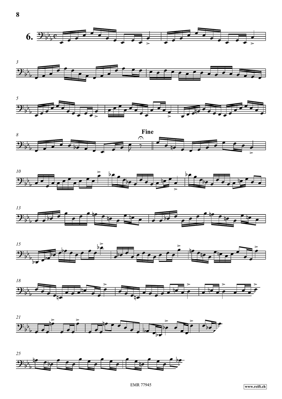 24 Virtuoso Studies 24 Virtuoso Studies Trombone scores gallery preview page 7