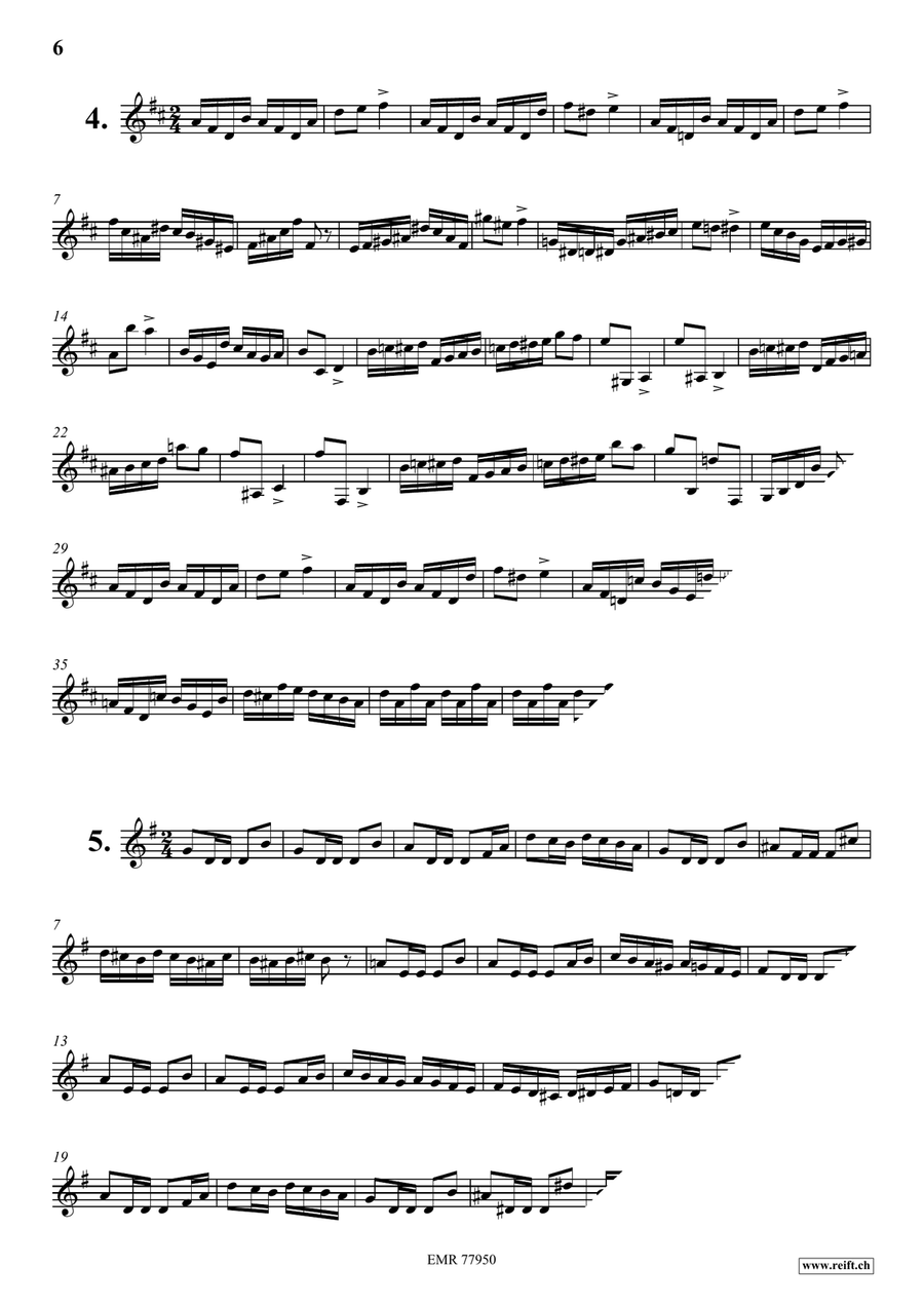 24 Virtuoso Studies 24 Virtuoso Studies Score scores gallery preview page 6