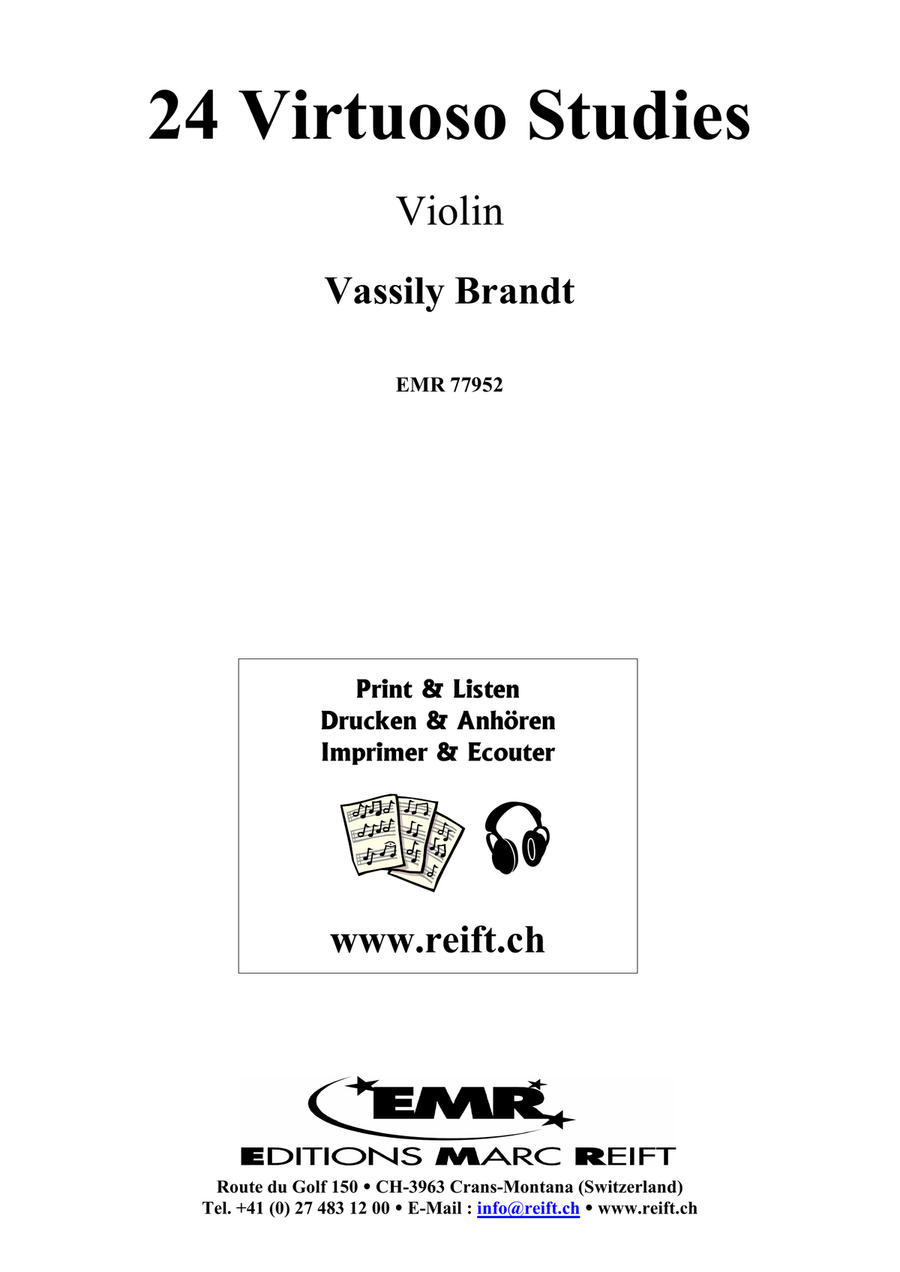 24 Virtuoso Studies 24 Virtuoso Studies Violin Solo scores gallery preview page 2