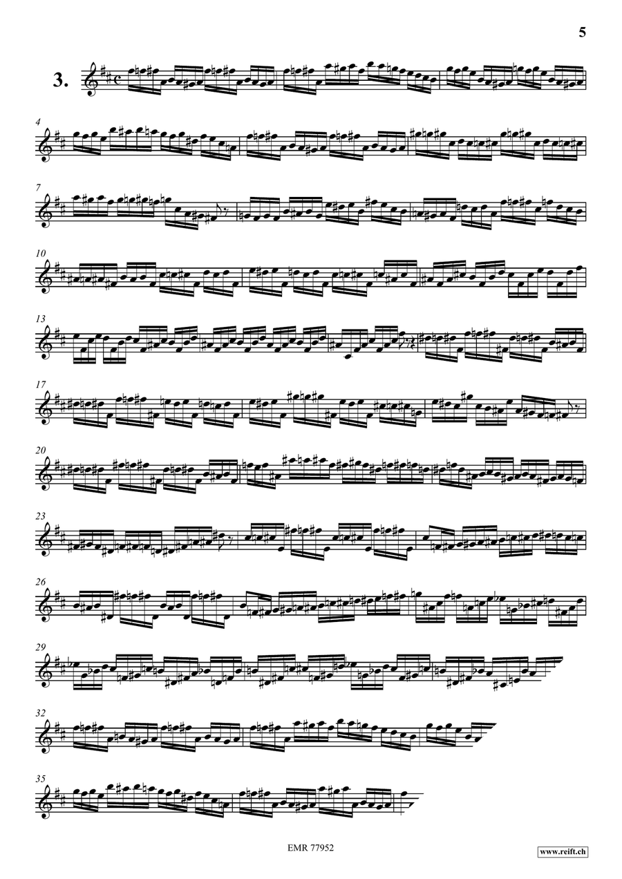24 Virtuoso Studies 24 Virtuoso Studies Violin Solo scores gallery preview page 5