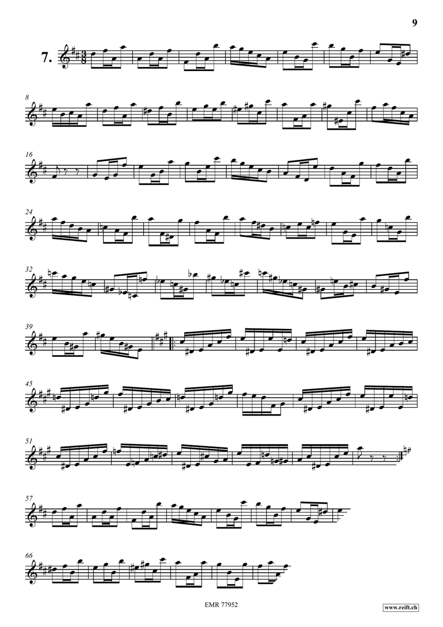 24 Virtuoso Studies 24 Virtuoso Studies Violin Solo scores gallery preview page 8