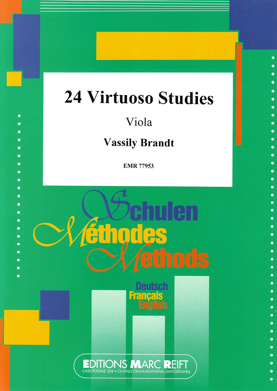 24 Virtuoso Studies 24 Virtuoso Studies Viola Solo scores gallery preview page 1