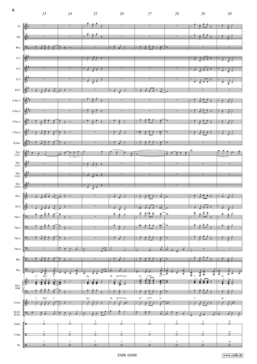 Danny Boy Danny Boy Concert Band scores gallery preview page 7