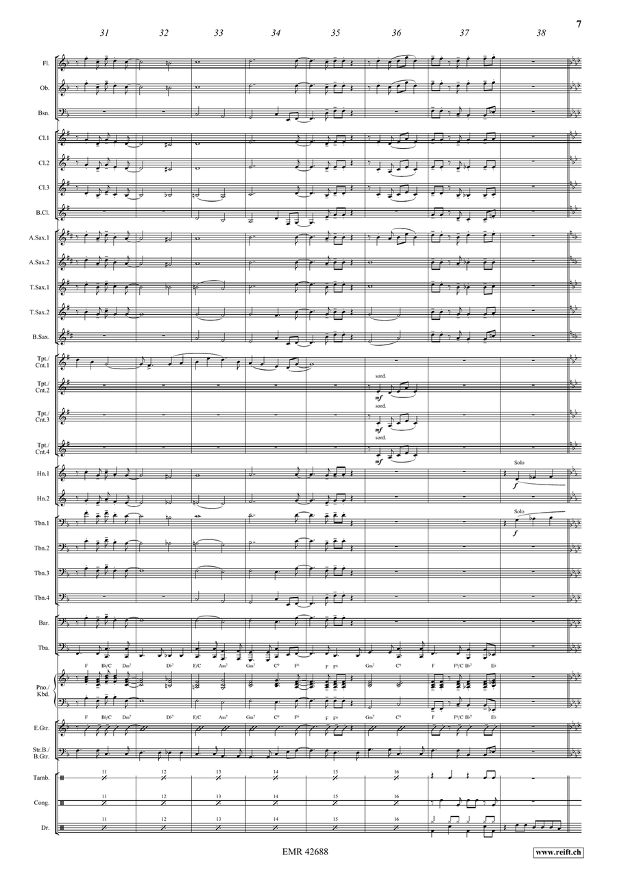 Danny Boy Danny Boy Concert Band scores gallery preview page 8