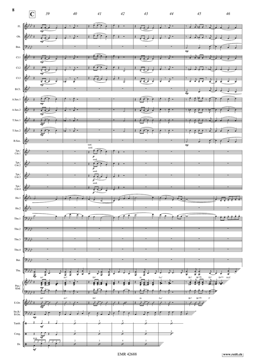 Danny Boy Danny Boy Concert Band scores gallery preview page 9