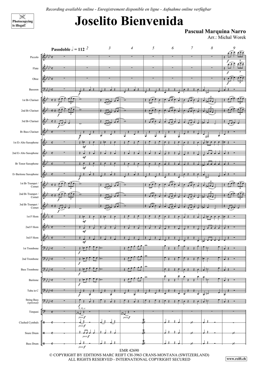 Joselito Bienvenida Joselito Bienvenida Concert Band scores gallery preview page 4