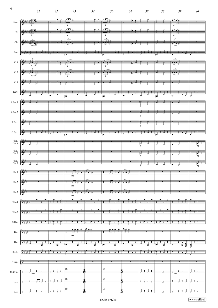 Joselito Bienvenida Joselito Bienvenida Concert Band scores gallery preview page 7