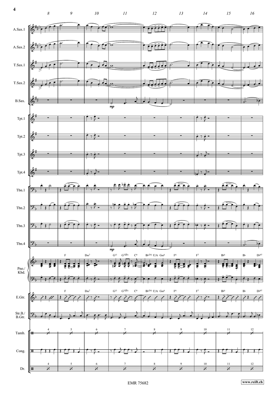 Danny Boy Danny Boy Big Band scores gallery preview page 5
