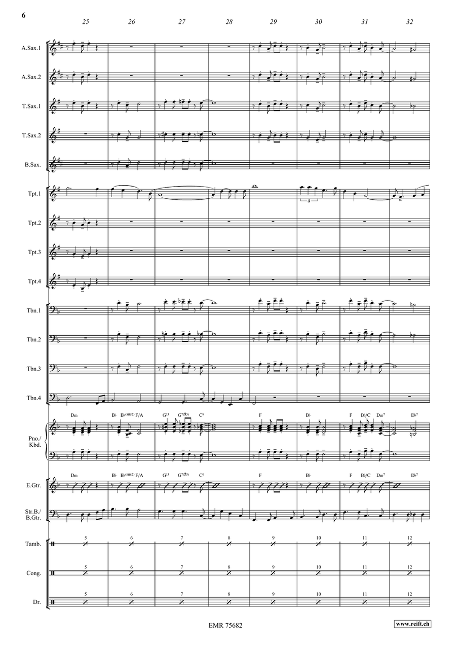 Danny Boy Danny Boy Big Band scores gallery preview page 7